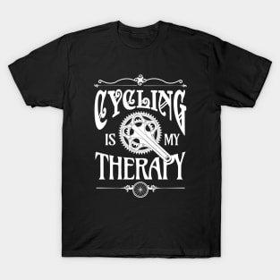 Cycling Is My Therapy T-Shirt